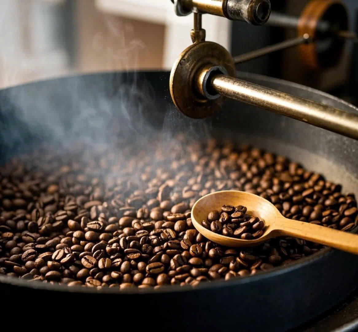 Làm nguội hạt cà phê